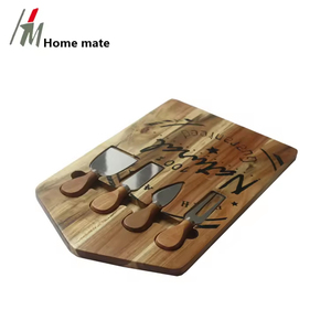 Tùy chỉnh in ấn logo bán buôn sinh thái thân thiện Keo Gỗ Hội Đồng Quản trị với Knife Set - Product Image 1