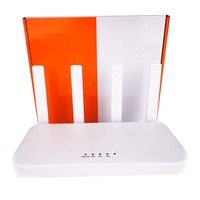 Router nirkabel Fiber GPON XPON Wifi6 Xpon ONU 4GE AX1800 WiFi 6 ONU