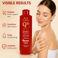 Lotion corporelle au beurre de karité 500 ml, marque privée ODM, Q10, blanchissante, éclaircissante, au collagène et à la vitamine E, pour femmes