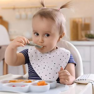 Newsun - Juego de Cucharas de Silicona para Bebés, 100 % Libres de BPA, Aptas para Alimentos, Lindas y Antideslizantes, para la Primera Etapa de Alimentación - Product Image 5