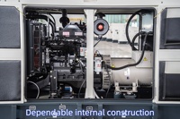 Generador Diésel Goldlink de Bajo Consumo, 20kva, 30kva, 50kw, 75kva, Ultra Silencioso, Monofásico/Trifásico, 200A, Refrigerado por Agua, con ATS