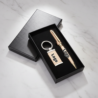 Runwood 2026 Luxus Maßgefertigte Holz Firmengeschenke Logo Schlüsselanhänger Stift Kartenbox Werbe-Büro-Geschäfts-Geschenksets Neujahr