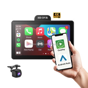 หน้าจอสัมผัส IPS ขนาด 7 นิ้ว แบบพกพา รองรับ Wireless Carplay และ Android Auto พร้อม BT FM Mirror Link สำหรับรถยนต์ทั่วไป ระบบมัลติมีเดียในรถยนต์ รองรับ OEM ODM - Product Image 6