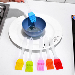 <b>Silicone</b> oil brush, kitchen high-temperature resistant barbecue brush, baking brush, BBQ brush, cake oiling <b>tool</b>, small brush - Product Image 5
