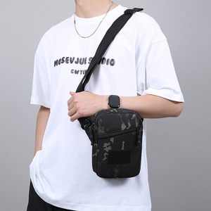 Borsa a Tracolla in Nylon Mimetico per <span class=keywords><strong>Uomo</strong></span>, Alta Qualità, Produzione Diretta, Chiusura con Cerniera, Espandibile, Stile Retrò e Casual - Product Image 2