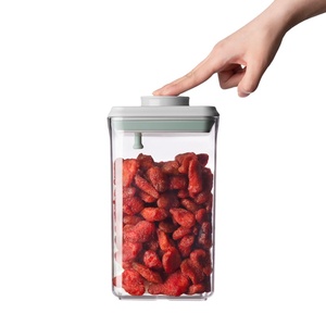 Nhựa hộp lưu trữ nhựa thực phẩm <span class=keywords><strong>container</strong></span> với nắp đậy lưu trữ tổ chức vuông tủ lạnh thực phẩm lưu trữ <span class=keywords><strong>container</strong></span> cho thực phẩm - Product Image 2