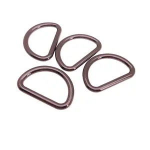 Nice Quality Metal Alloy Dee Ring D Buckle Ring Stainless Steel For Bag Making Purse Sewing