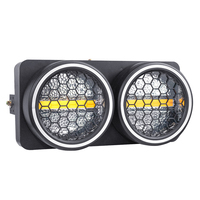 2 Eyes Cob Blinder LED RGB Projection Lights Strobe Wash Effect Matrix Light avec DMX512 Control IP33 pour Stage Club DJ