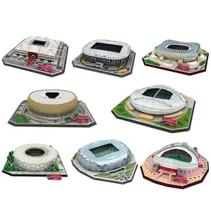 Juego de rompecabezas del estadio de la película de catar <span class=keywords><strong>Wold</strong></span>, juguete educativo para manualidades en 3D, <span class=keywords><strong>2022</strong></span> - Product Image 1