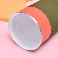 380ml 510ml tasses de voyage isolées avec vide intérieur en céramique blanche vide en acier inoxydable Double paroi tasse à café thermique gobelet