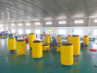 Bouée de natation gonflable en eau libre Bouée carrée gonflable personnalisée Bouée cubique flottante