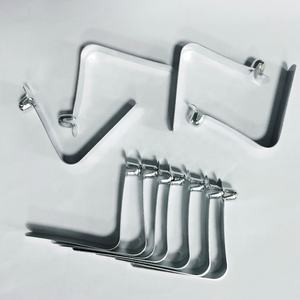 Chất Lượng Cao Nickel Tấm Duy Nhất Nút Rỗng Clip Kayak Mái Chèo Snap V Hình Mùa Xuân Clip Lều Cực Ống Khóa Mái Hiên Clip - Product Image 3