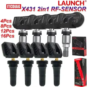 X431 <span class=keywords><strong>2</strong></span> 1 RF-SENSOR 315MHz 433MHz TPMS Sensörü Lastik Basınç Sensörleri Tarayıcı Test Cihazı Programlama 4 Parçalı Set OLIVER Uyumluluğu - Product Image 3
