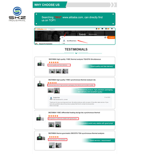 1mg 정확도를 갖춘 SKZ1060A 열중량차분분석기 - Product Image 5