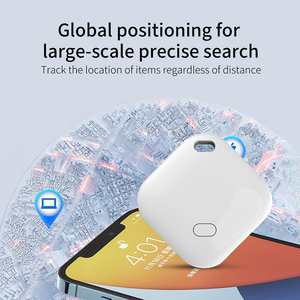 Carte d'étiquette intelligente Air certifiée MFi Mini dispositif de suivi GPS portefeuille de bagages localisateur de clé de vélo trouver mon étiquette d'application pour IOS et <span class=keywords><strong>Android</strong></span> - Product Image 3