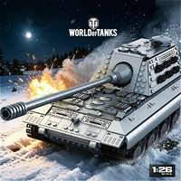 Reobrix 77037 2026 Nuevo MOC City E100 Tanks, Juguete Educativo de Construcción DIY para Niños, Regalo, 1498 Piezas, Juego de Bloques de Construcción