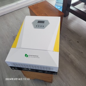 Inversor solar híbrido de onda sinusoidal pura 4KW 10KW Dual 24V 48V Inversor solar en red Controlador MPPT monofásico trifásico - Product Image 1