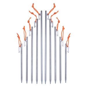 Piquets de tente ultralégers en alliage de titane 20 cm 24 30 35 40 cm, résistants au vent, pour camping en extérieur - Product Image 1