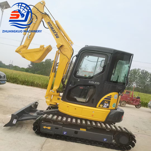 Used Original Japan Komatsu PC35MR Mini Excavator 3.5 Ton <b>Small</b> Digger - Product Image 4