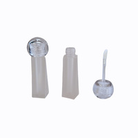 Matériaux de sous-emballage en plastique personnalisés pour échantillons de fond de teint effet miroir et d'huile à lèvres mate irrégulière, et gloss à lèvres effet rosée, vente en gros