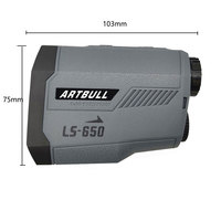 ARTBULL YN-650 télémètre de golf 650m monoculaire avec goupille de pente à verrouillage de drapeau télémètre laser pour la chasse en plein air