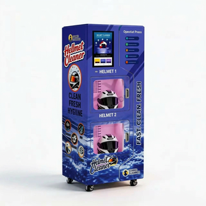 Machine de nettoyage de casques avec système de paiement QR, pièces de monnaie et billets – Stérilisateur de casques - Product Image 3