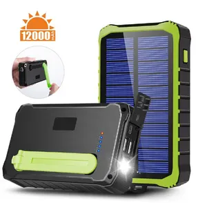 Tragbare Solarmodule mit ultra großer Kapazität Handge kurbelte Stromer zeugung Lade telefon Power bank Power bank 10000mAh
