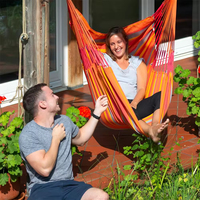 Hamac portable en toile pour l'extérieur, facile à assembler et à démonter, idéal pour le camping, les voyages, la plage, l'intérieur et la maison