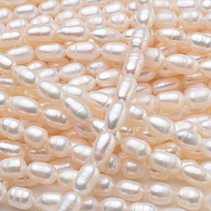 Vente directe d'usine, approvisionnement en gros sur place de colliers de perles d'eau douce de 6-7 mm, semi-finis BXL104-167 - Product Image 3