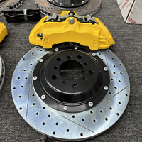 Kit de Freinage Avant/Arrière 4 Pistons Vraje Caliper Vert Néon avec Garantie de 3 Ans pour G37 Disque de Frein 380mm Ajustement Personnalisé