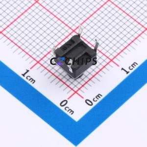 XDTD-6670H-D01 Tactile Switch Through hole Component (THT) Switch Single Pole Single Throw 2.6N Through Hole 7mm - Product Image 2