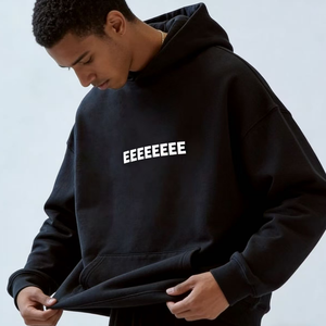 Conjunto de 2 Piezas con Sudadera con Capucha para Hombre, Precio de Fábrica, Camisa y Pantalones Cortos para Hombre, Talla Grande, Ropa Casual para Exteriores, Estilo Urbano, Simple, Liso, GOD - Product Image 4