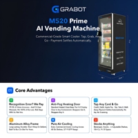 Nouveau Distributeur Automatique Réfrigéré IA à Service Visuel Automatisé, 17 pieds cubes, avec Surveillance à Distance Intelligente et Refroidisseur IA Entièrement Automatique