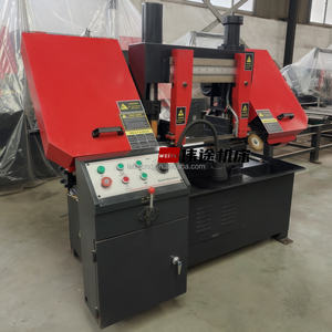 Scie à ruban métallique pour le sciage de tuyaux, équipement de découpe d'acier, <span class=keywords><strong>prix</strong></span> d'usine, sciage de barres rondes, découpe d'angle industrielle, fabrication chinoise, célèbre - Product Image 2