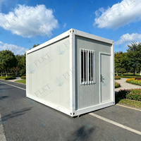 Unité de conteneur préfabriquée FLKT à livraison rapide, prête à être expédiée, bureau modulaire sur site, maison en conteneur maritime
