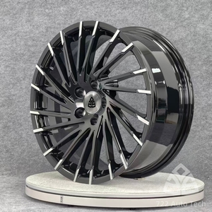 Cerchi Forgiati Personalizzati 722Auto Nero Lucido 19-22 Pollici 5x120 5x130 per Land Rover Range Rover <span class=keywords><strong>Velar</strong></span> Autobiography - Product Image 3