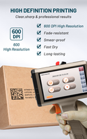 Nouvelle imprimante jet d'encre portable 2026 pour codes QR, modèle haute résolution 600 DPI