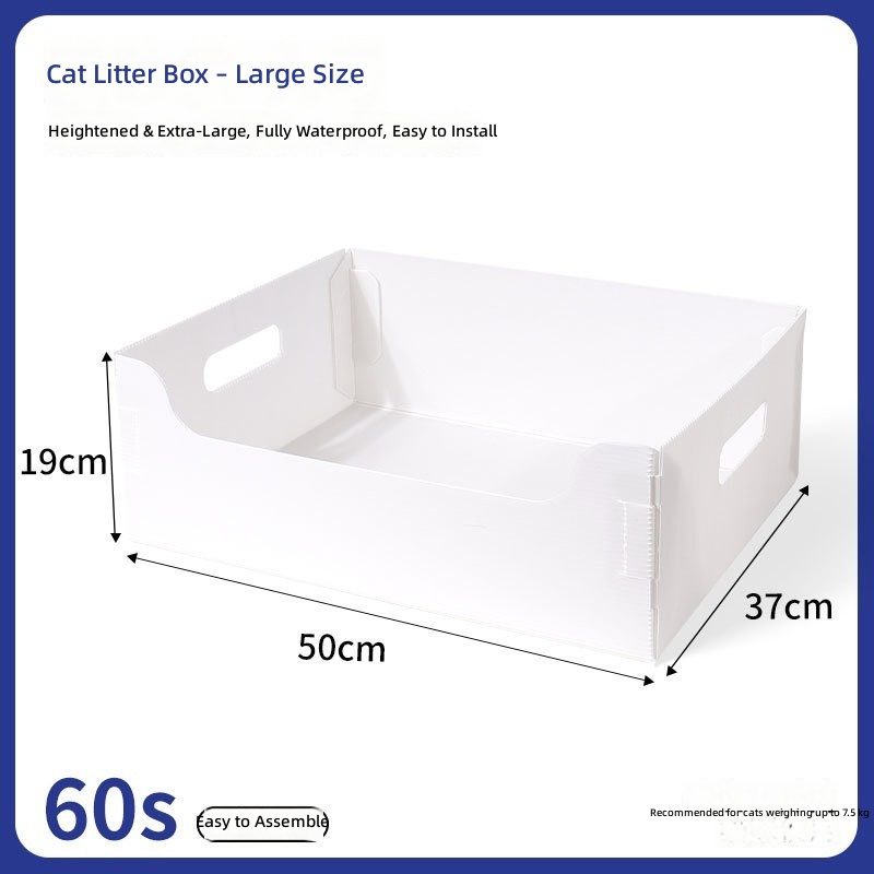 Caja de arena para gatos White Big Mac - Grande