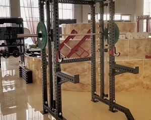 Smith Machine in Acciaio Inossidabile per Tricipiti, Attrezzatura da <span class=keywords><strong>Palestra</strong></span> per Bodybuilding e Fitness - Product Image 2