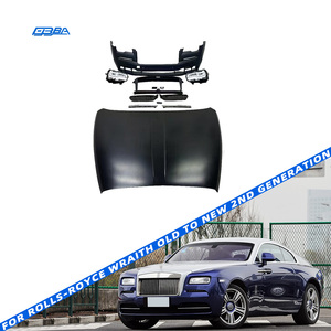 Ready to Ship PP Material For <b>Rolls</b>-Royce Wraith Old To New 2nd Body <b>Kit</b> Bumper Headlights Hood Front Grille - Product Image 1