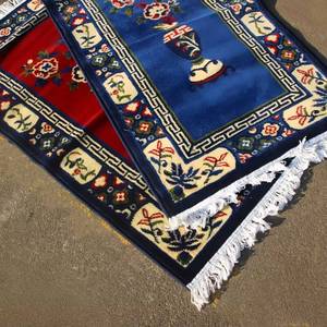Alfombra de Oración Floral Moderna, Acolchada, Lavable a Máquina, Resistente a la Decoloración, Plegable, Sejadah Islámica para el Hogar, Uso Diario - Product Image 1