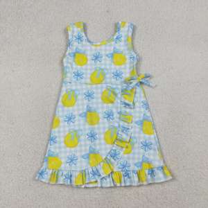 Vestido Deportivo RTS con Estampado Floral para Niñas Pequeñas, Shorts con Forro, para Jugar Tenis, Yoga y Deportes - Product Image 5