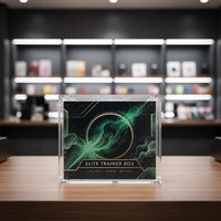 Boîtier de protection en acrylique transparent haut de gamme pour Elite Trainer Box – Présentoir autoportant anti-poussière et anti-rayures