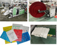 Automatische Geweven Zak Maken Machine Met Plc & Motor Voor Hdpe Mesh Zakken Snijden Naaien & Stiksels