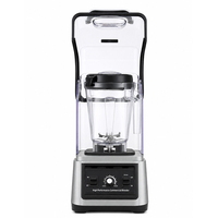 Mixeur Électrique Professionnel Commercial Robuste Multifonction pour Smoothies, Capacité 2.0L, 5+ Vitesses, Anti-fuite, Idéal Hôtels