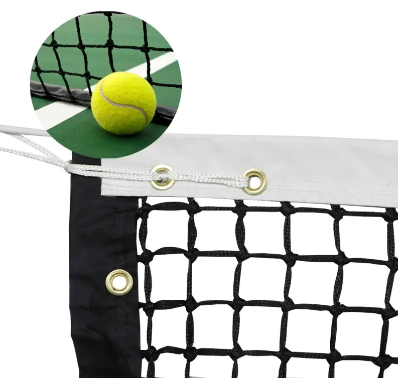 Rede de tênis de praia de alta resistência, atacado, todos os tipos de cores, rede de tênis, esportiva