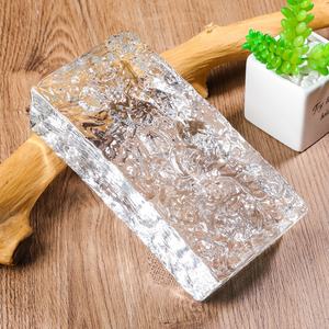 Ladrillo <span class=keywords><strong>de</strong></span> <span class=keywords><strong>vidrio</strong></span> sólido con patrón <span class=keywords><strong>de</strong></span> hielo <span class=keywords><strong>de</strong></span> tira larga Ladrillo <span class=keywords><strong>de</strong></span> cristal esmerilado translúcido ultra blanco - Product Image 4