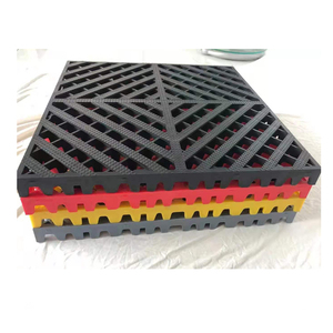 Carrelage de sol modulaire rigide pour drainage de lavage de voiture - Product Image 1