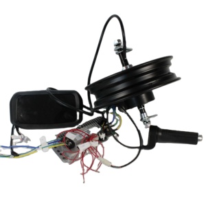 Elektrikli bisiklet üç tekerlekli bisiklet kiti motor + fren balataları + denetleyici + kolu + işıklar + lastikler altı parçalı set - Product Image 1