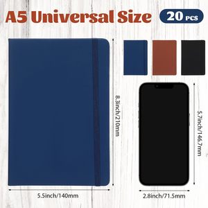 Free Sample Custom Wholesale Promotional A4 Business Lined Dotted <b>Blank</b> Page Journals <b>Notebook</b> PU Leather Hardcover <b>Notebooks</b> - Product Image 2